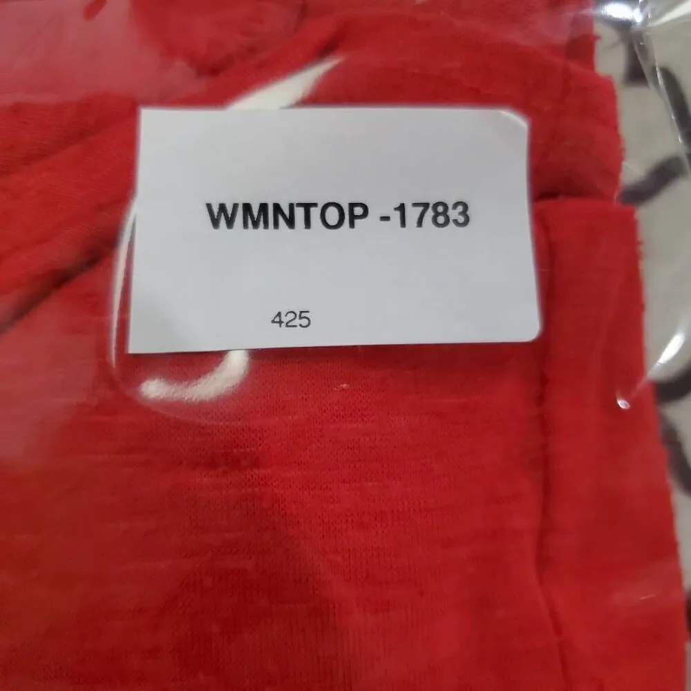 Vanity Medium Red 3/4 Sleeve Open Fronnt Cardigan Cover